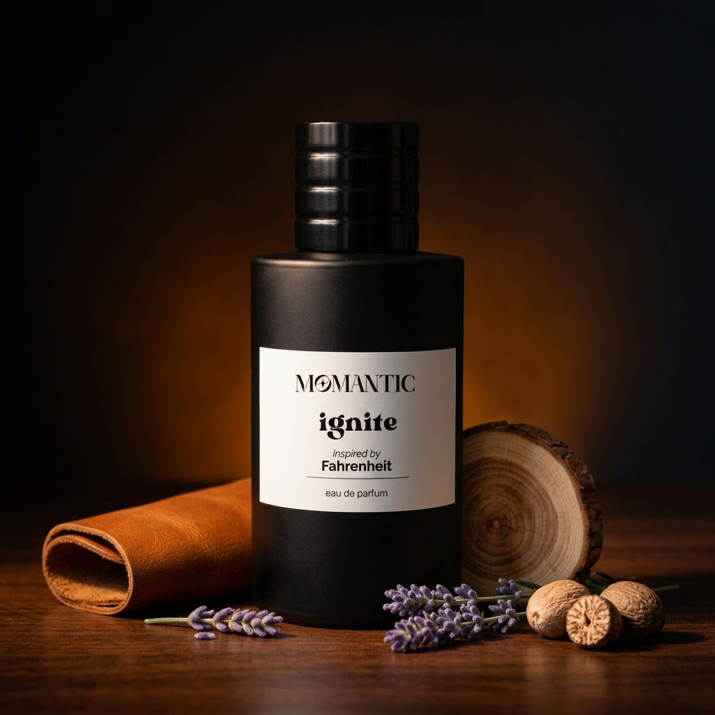 Ignite perfume bottle by Momantic Pakistan
