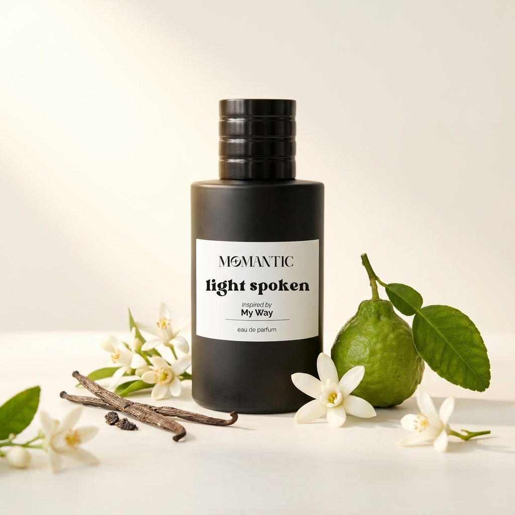 Light Spoken perfume bottle by Momantic Pakistan