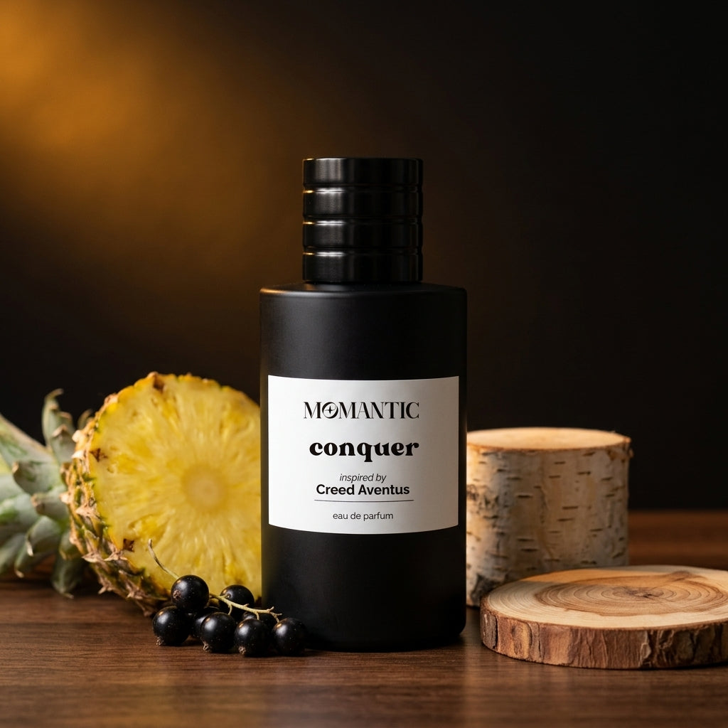 Conquer perfume bottle by Momantic Pakistan