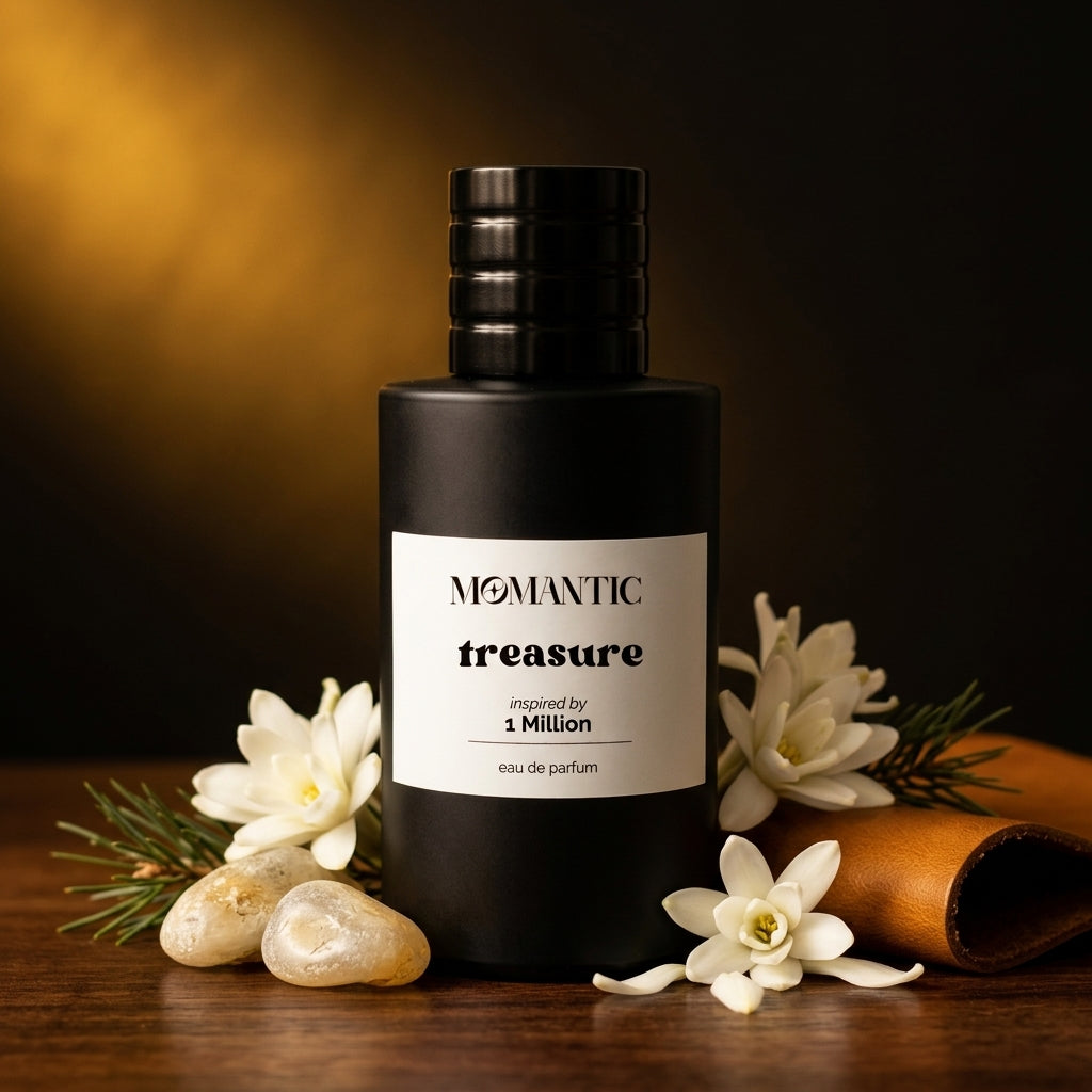 Treasure perfume bottle by Momantic Pakistan