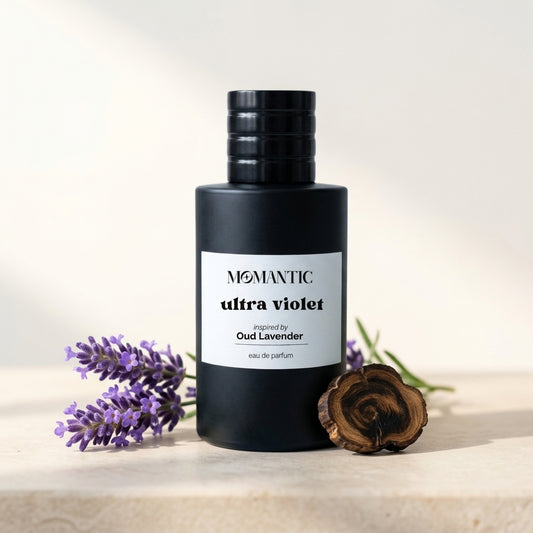 Ultra Violet perfume bottle by Momantic Pakistan