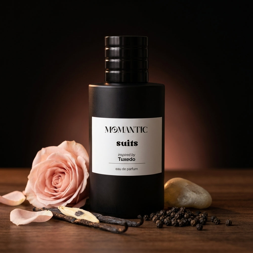 Suits perfume bottle by Momantic Pakistan