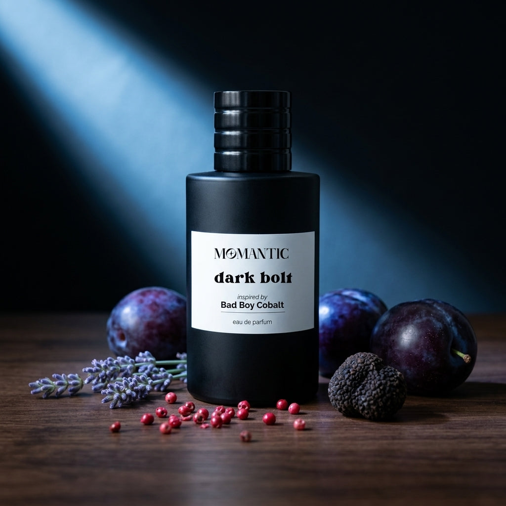 Dark Bolt perfume bottle by Momantic Pakistan