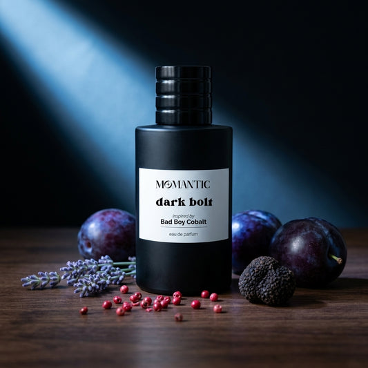 Dark Bolt perfume bottle by Momantic Pakistan