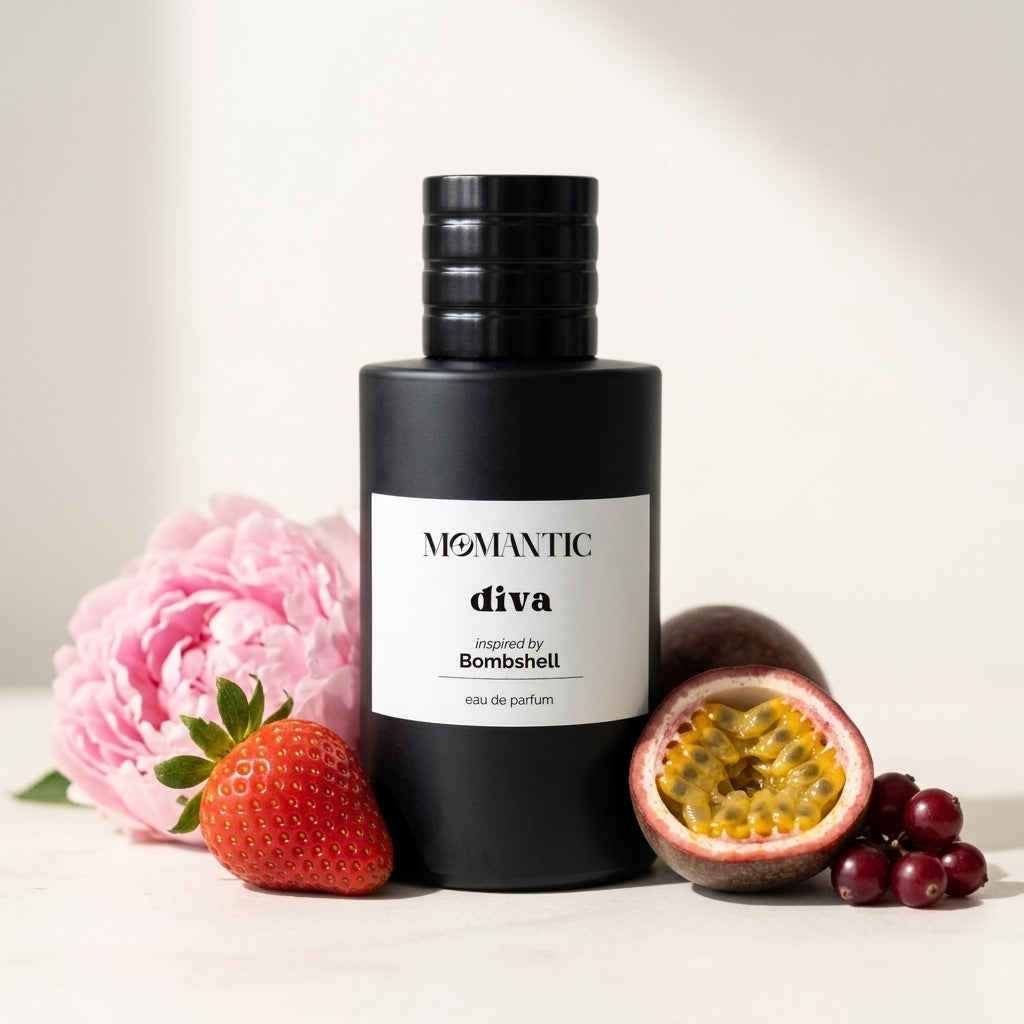 Diva perfume bottle by Momantic Pakistan