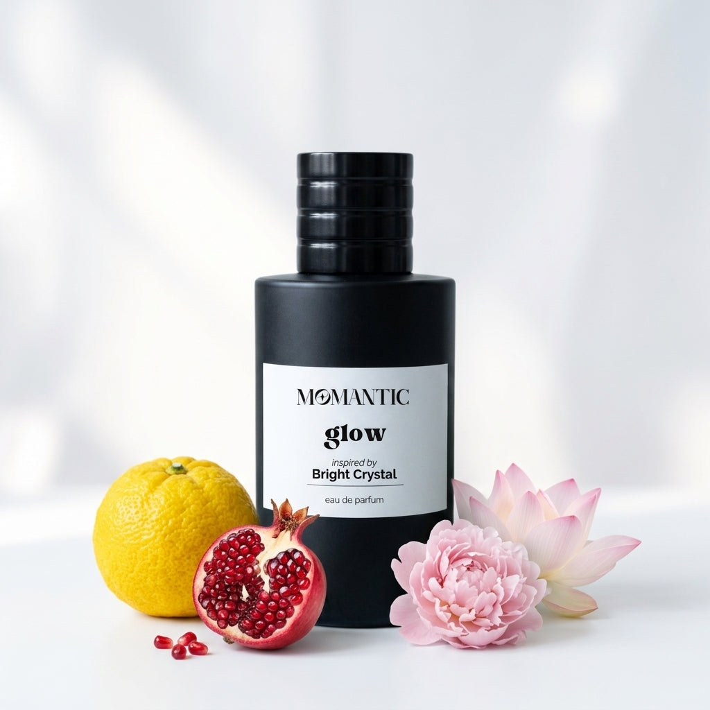 Glow perfume bottle by Momantic Pakistan