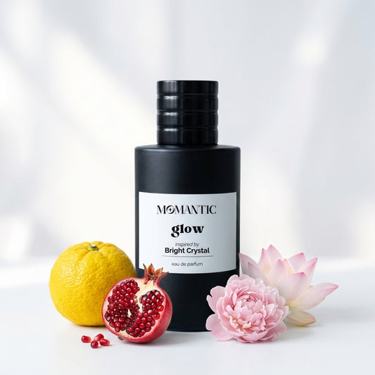 Glow perfume bottle by Momantic Pakistan