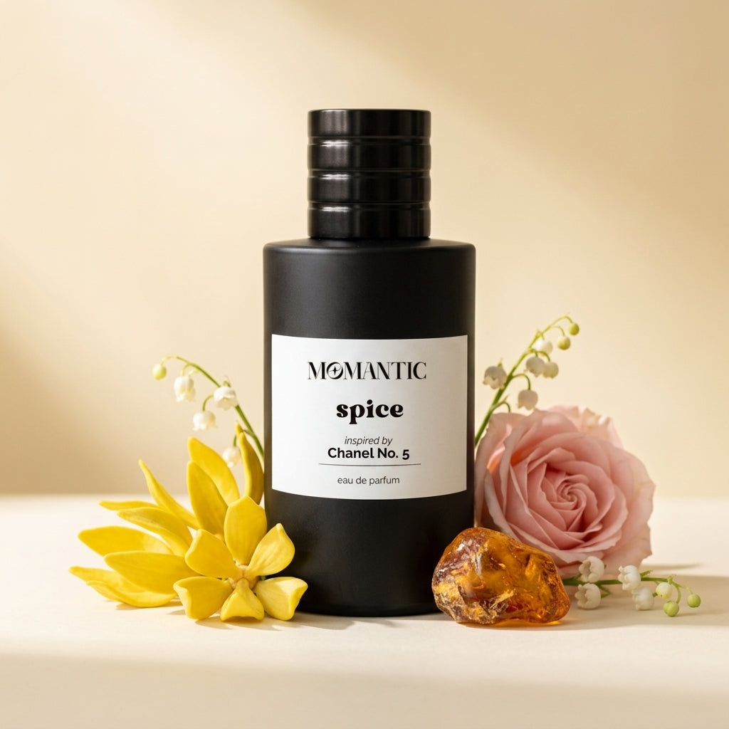 Spice perfume bottle by Momantic Pakistan