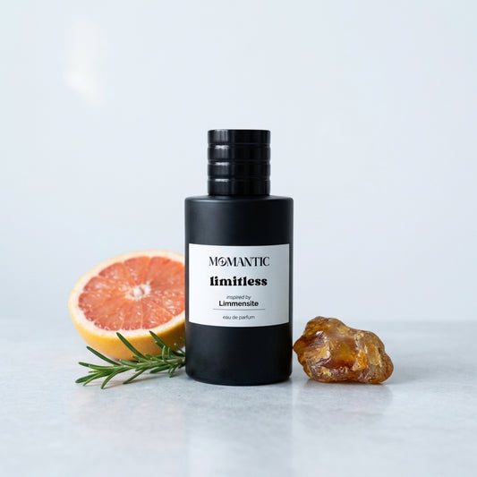 Limitless perfume bottle by Momantic Pakistan