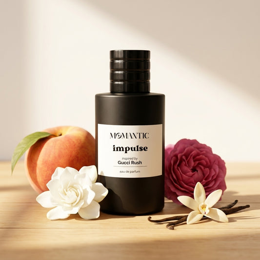 Impulse perfume bottle by Momantic Pakistan
