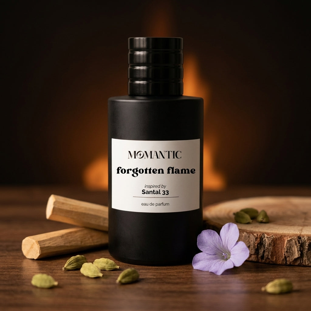 Forgotten Flame perfume bottle by Momantic Pakistan