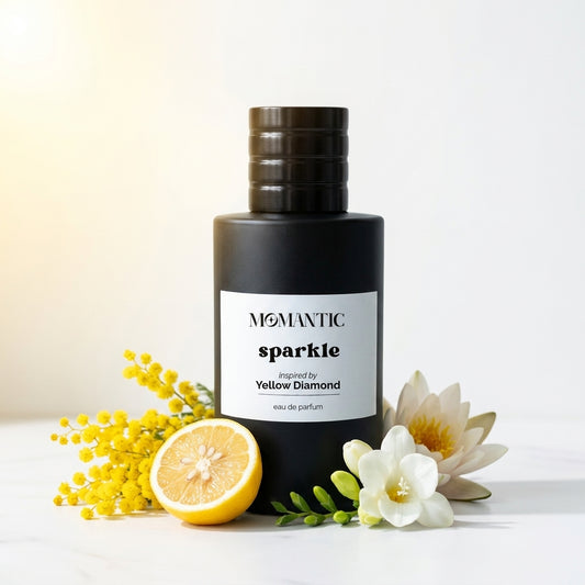 Sparkle perfume bottle by Momantic Pakistan
